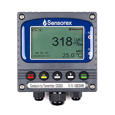 Đánh giá kỹ thuật bộ chuyển đổi tín hiệu và điều khiển điện dẫn EC Sensorex CX2000